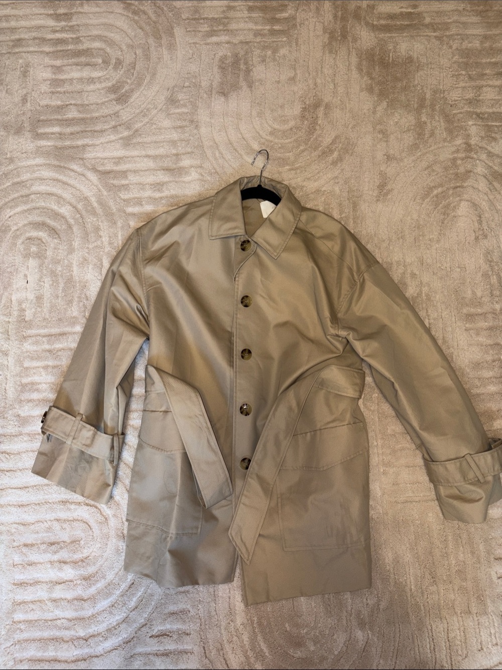 Womens Trench Coat - Tan